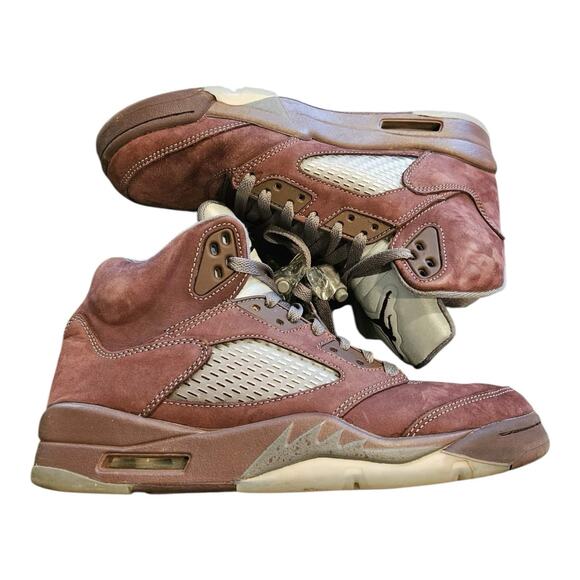 Nike Air Jordan 5 Retro Burgundy 2023 Mens Multi Size 9.5 - Picture 2 of 8